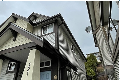 Hidden Gutters - Black Bear Gutters House