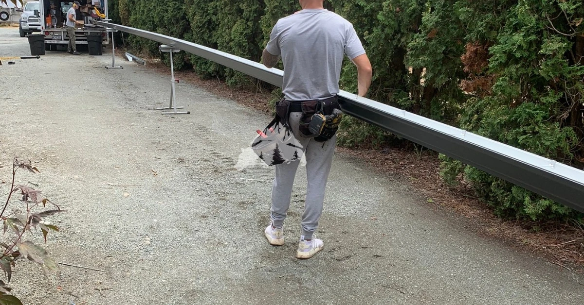 Vancouver’s Rain Solution: Durable Gutter Installation - Black Bear Gutters Black Bear Gutters Team Working